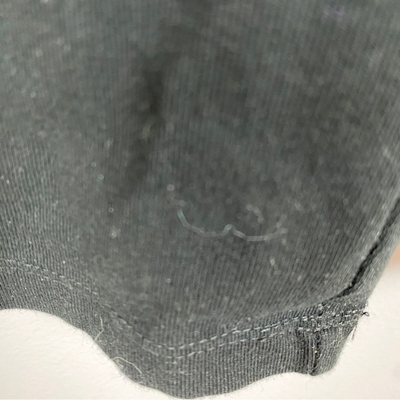 Asos Design Muscle Fit Long Sleeve T-shirt Contrast Tipping Large Black - Picture 7 of 11